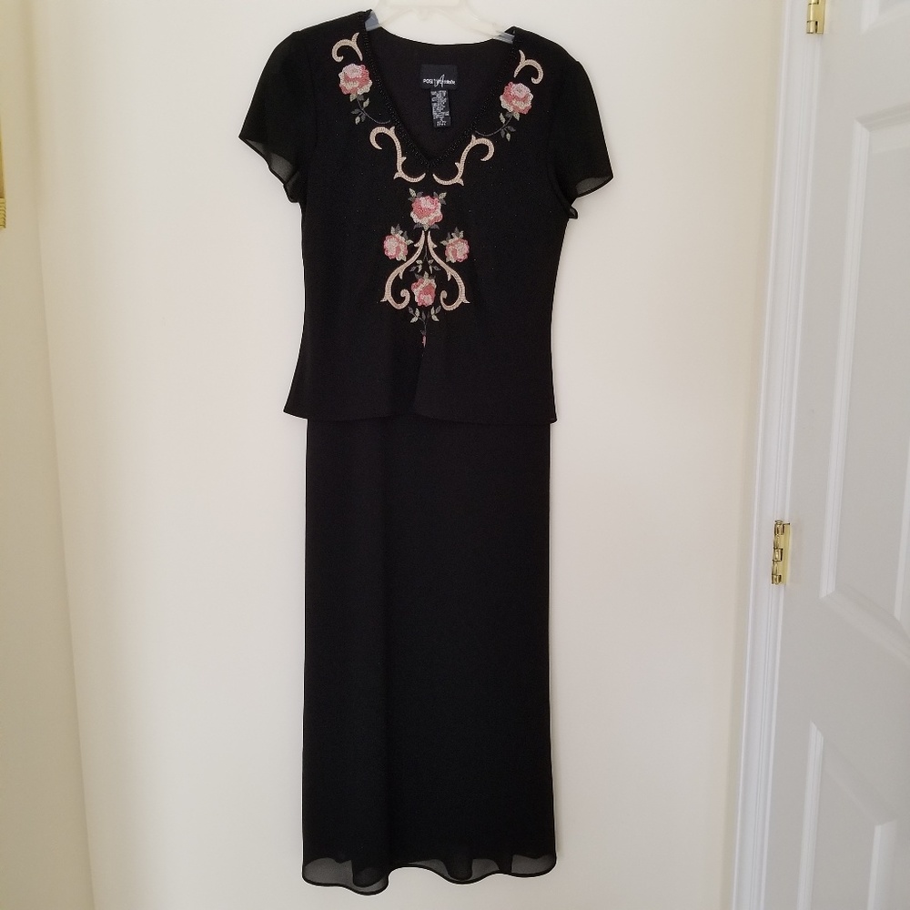 Positive Attitude Floor-Length Cocktail Dress- 10P